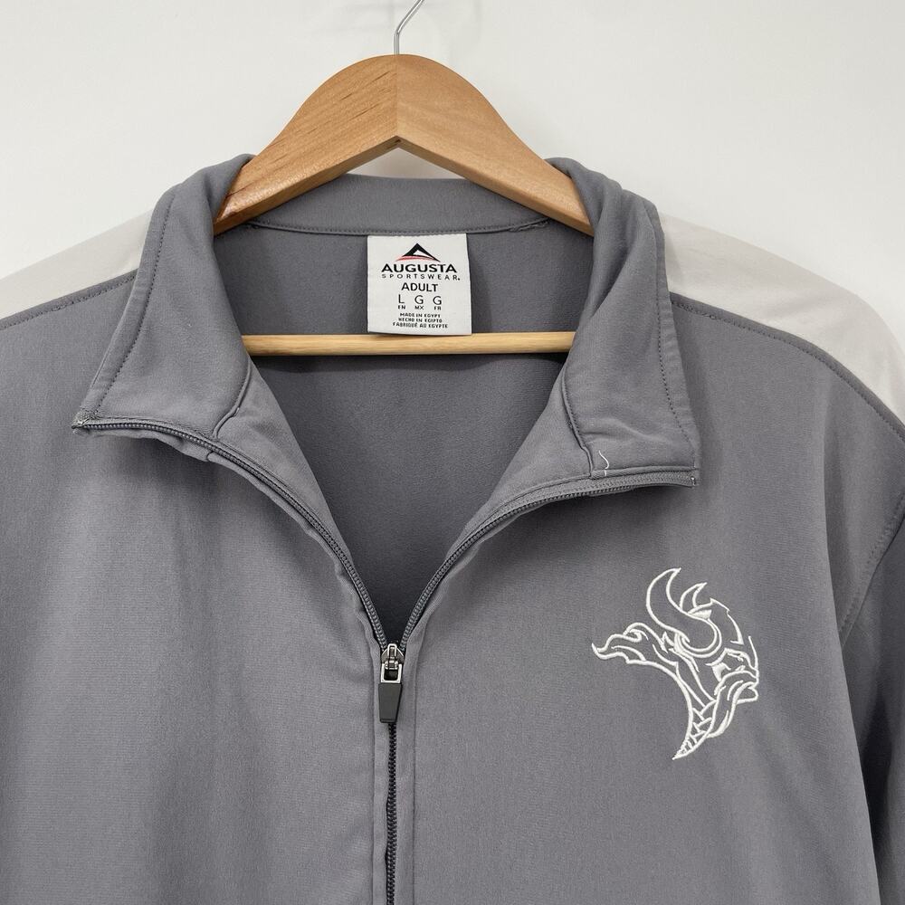 Augusta Sportswear Men’s Large Athletic Full Zip Jacket Minnesota Vikings NFL - Picture 5 of 10